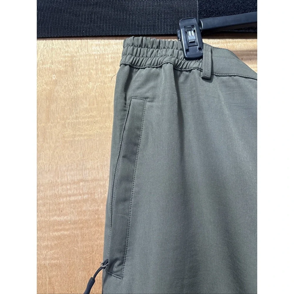 Nailiko Men's 2X Hiking Pants Olive Green Mid Weight Quick Dry